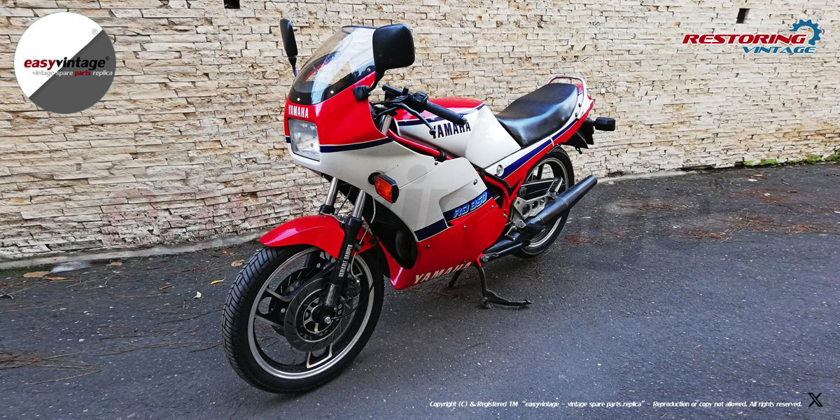 An iconic piece of motorcycle history has been added to our team : Yamaha RD 350 F, ORIGINAL &amp; straight from the 80's!🏍️

We will take care of it and it will soon shine like it came out of the factory.😎

💡Stay tuned : #YamahaRD350FRestoration
<a href="/easyvintagepart/">easyvintage</a>💡

#RD350 #RZ350