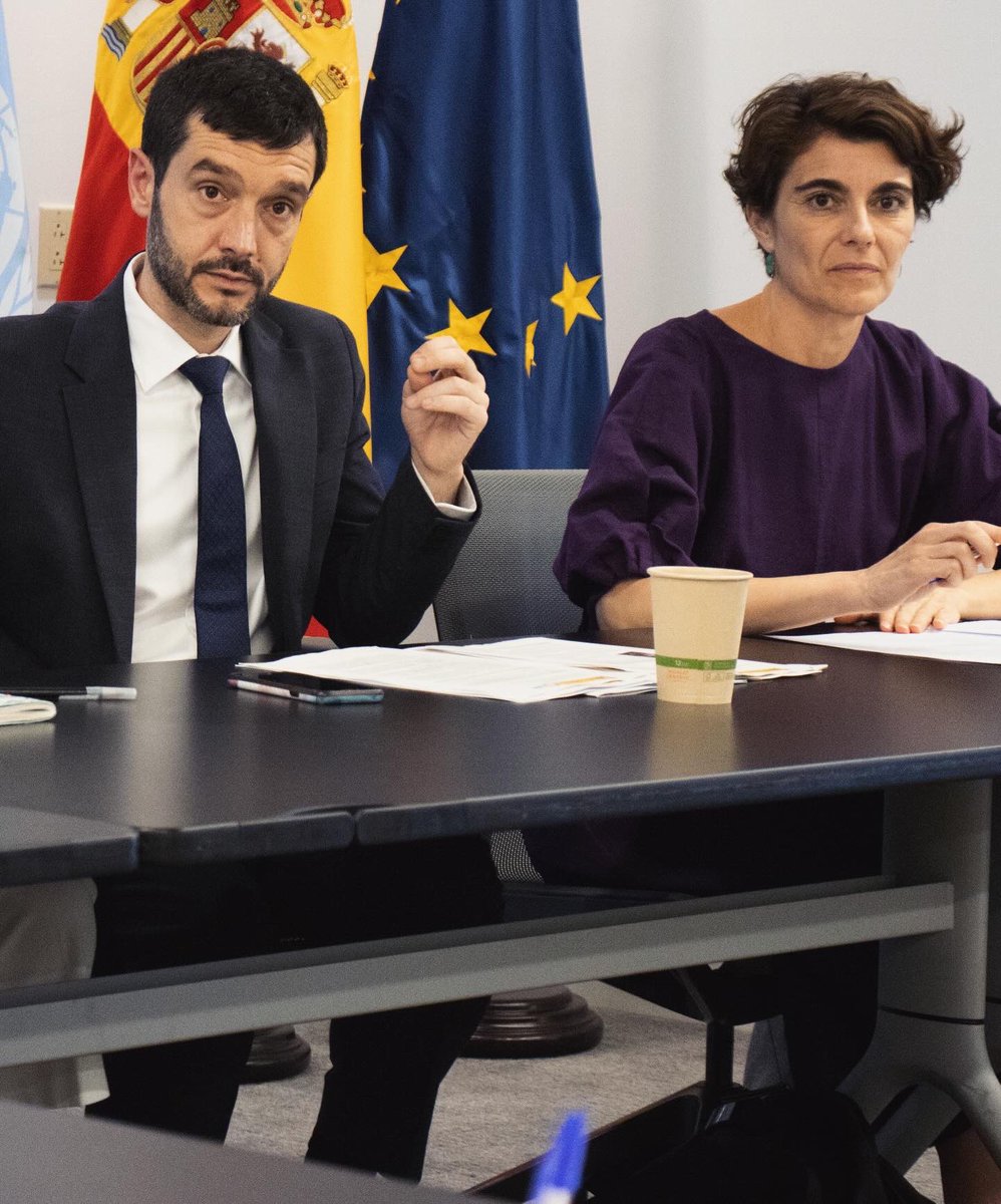 Nunca pensé que fuera a trabajar dentro de la ONU ni que sería tan buena experiencia. Más aún junto a dos referentes como <a href="/pbustinduy/">Pablo Bustinduy</a> y <a href="/rosa_mr_/">Rosa Martínez</a>, y con compañeras top: <a href="/ClaraRguez/">Clara Rodríguez 📷🎥</a>, <a href="/mentamai/">maidiremai</a>, <a href="/CLinaje/">Cristina Linaje</a>... En la presentación del Examen de Agenda 2030 para España en Naciones Unidas