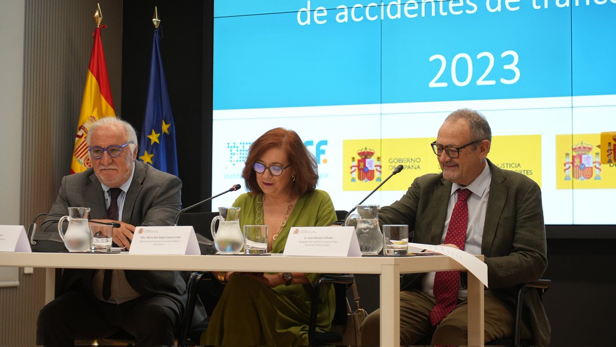 Ministerio de la Presidencia, Justicia y R. Cortes (@justiciagob) on Twitter photo 📢Presentamos la 'Memoria 2023 de hallazgos toxicológicos en víctimas de accidente de tráfico'  del <a href="/INTCFjusticia/">Instituto Nac. de Toxicología y Ciencias Forenses</a>:
 
➕50% de los conductores fallecidos en accidentes de tráfico consumieron alguna sustancia tóxica.
♂️El 90% fueron hombres.
ℹ️ Detalles  mjusticia.gob.es/es/institucion… 📢Presentamos la 'Memoria 2023 de hallazgos toxicológicos en víctimas de accidente de tráfico'  del <a href="/INTCFjusticia/">Instituto Nac. de Toxicología y Ciencias Forenses</a>:
 
➕50% de los conductores fallecidos en accidentes de tráfico consumieron alguna sustancia tóxica.
♂️El 90% fueron hombres.
ℹ️ Detalles  mjusticia.gob.es/es/institucion…