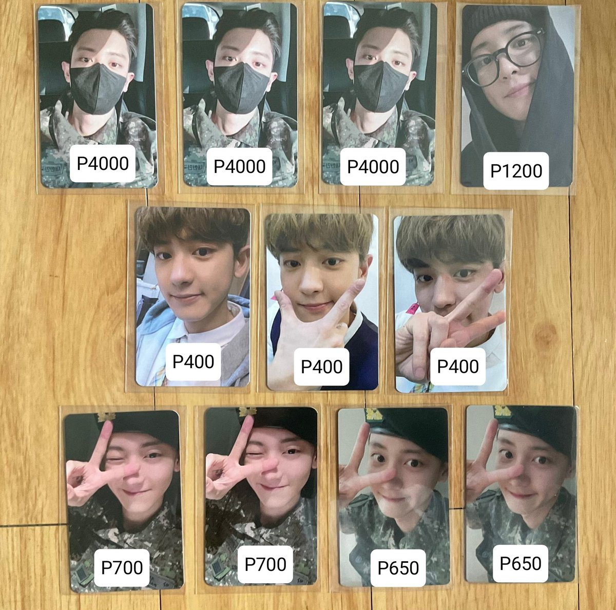 LLShoppe's tweet photo. [ #LLSOnhand ]

CHANYEOL A Song of Meissa Photocards

🪖 Sundayeol available for installment: P5500 (P500 every week until fully paid)

On hand (ready to ship)
DOP: 7 days reservation
MOD: SDD, J&amp;T &amp; SCO
MOP: Gcash &amp; BPI
 
 SS and 💌 to order

wts lfb ph military https://t.co/c6am0z6r6P