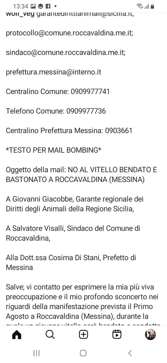 metaanto's tweet photo. Pensavo di averle viste tutte e invece..in un paese siciliano, Roccavaldina,Messina, il 1° agosto un VITELLO, verrà bendato, fatto sfilare tra GENTAGLIA TROGLIDITA, bastonato e infine UCCISO per ingraziarsi San Nicola. Mi chiedo chi sia il PRETE di Merd. che presenzierà al rito crudele. Scriviamo tutti per impedire questo scempio. @saraschivazappa @enpaonlus @ritadallachiesa @rosariaizzor @massimo4951 @Cla___________ @susy962