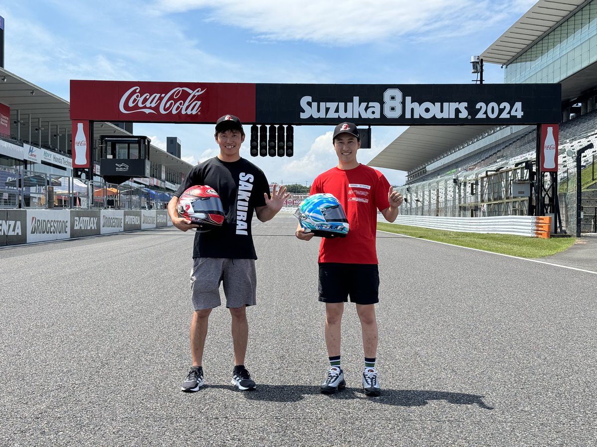 stf_supermoto's tweet photo. 【鈴鹿8耐】
2024 FIM世界耐久選手権 第3戦
“コカ•コーラ”鈴鹿8時間耐久ロードレース第45回大会にTeam S.T.F.から全日本スーパーモトに参戦中の日浦大治朗と長谷川修大が参戦します‼︎

#Suzuka8hours 
#鈴鹿8耐
#Suzuka8h
#全日本スーパーモト
#honda 
#日浦大治朗
#長谷川修大 https://t.co/GLYw1BBX8Y