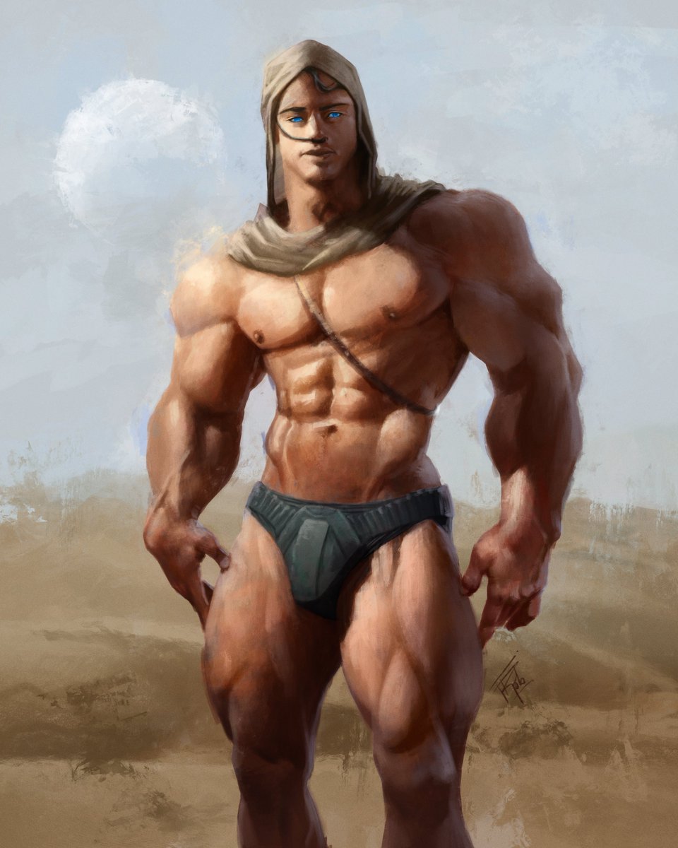 #Fremen #Dune #RobertoQuinteroArt #Hunk #Gayart
