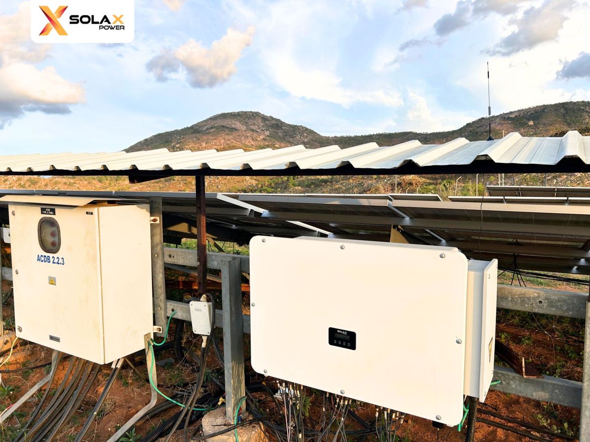 solaxpower's tweet image. #SolaXCase 🌞 #SolaX has successfully installed 𝐗𝟑-𝐅𝐨𝐫𝐭𝐡 𝟏𝟑𝟔 𝐤𝐖 #StringInverter in #Madanapalli, #India. This installation showcases the effectiveness of adopting #renewableenergy solutions.