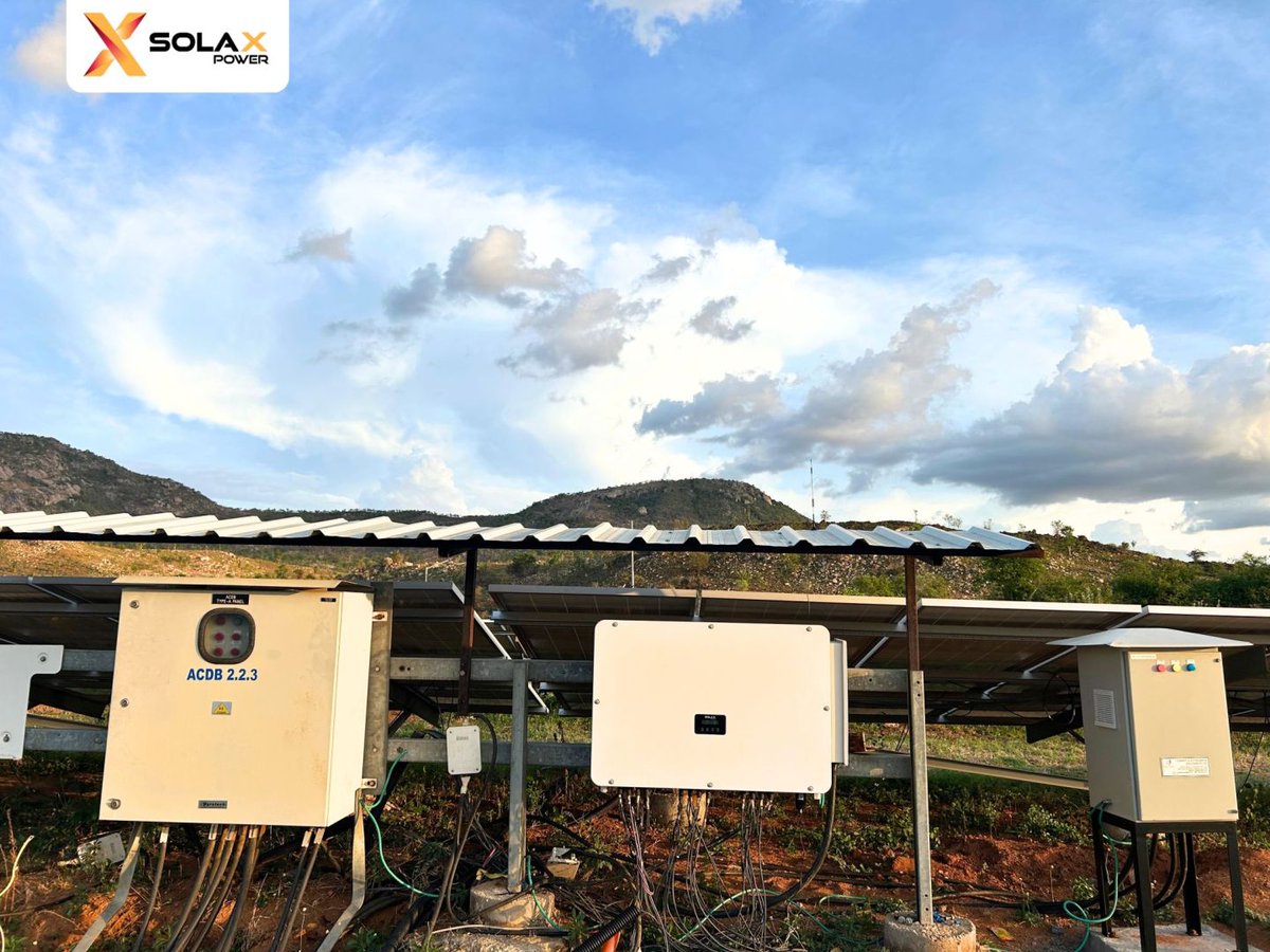 solaxpower's tweet image. #SolaXCase 🌞 #SolaX has successfully installed 𝐗𝟑-𝐅𝐨𝐫𝐭𝐡 𝟏𝟑𝟔 𝐤𝐖 #StringInverter in #Madanapalli, #India. This installation showcases the effectiveness of adopting #renewableenergy solutions.