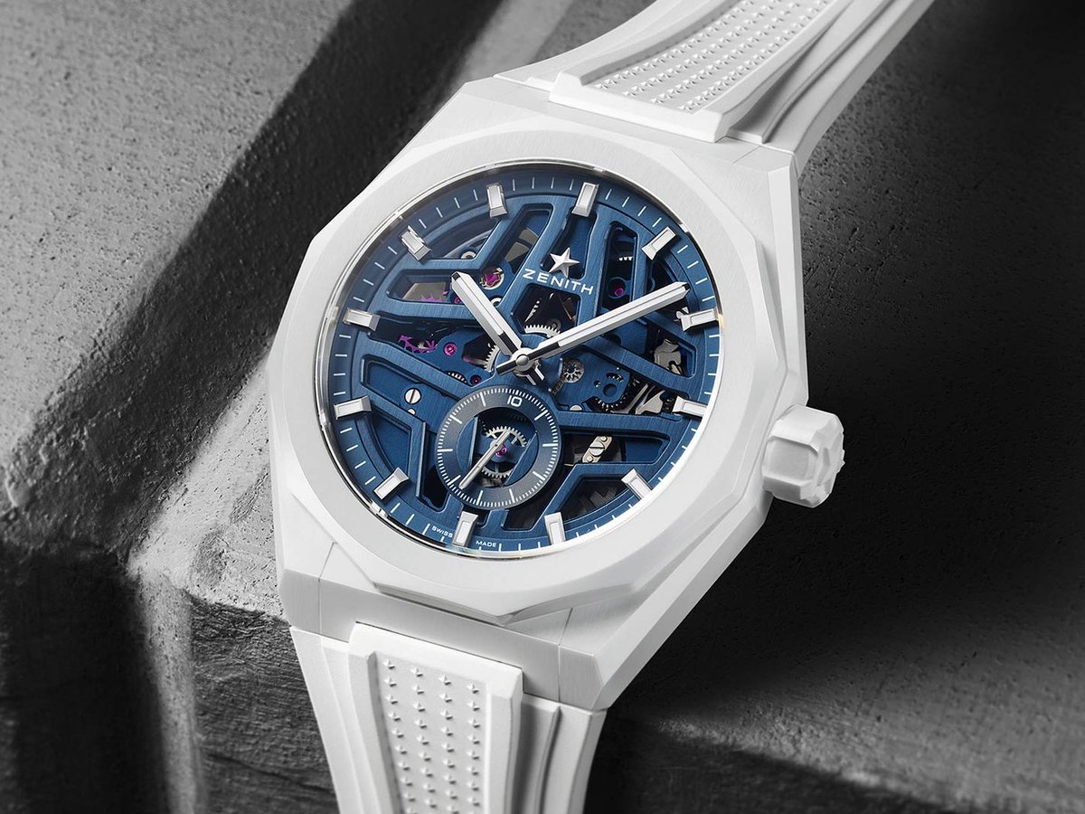 time_watches's tweet photo. #Zenith is expanding its #DefySkyline range with the first model in this range to be crafted in white ceramic, the Defy Skyline #WhiteCeramic Skeleton. Full details at https://t.co/bzBUH1Icw5
#zenithwatches https://t.co/hWjCG3AJow