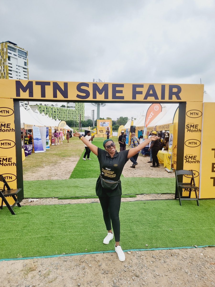 ESelormey's tweet photo. We are live at the Tetteh Quarshie Interchange Triangle - The @MTNGhana  SME Month Accra Fair

#MTNSMEMonth2024
#BusinessDoneBetter
#MTNGhanq https://t.co/w7hiAtvu17