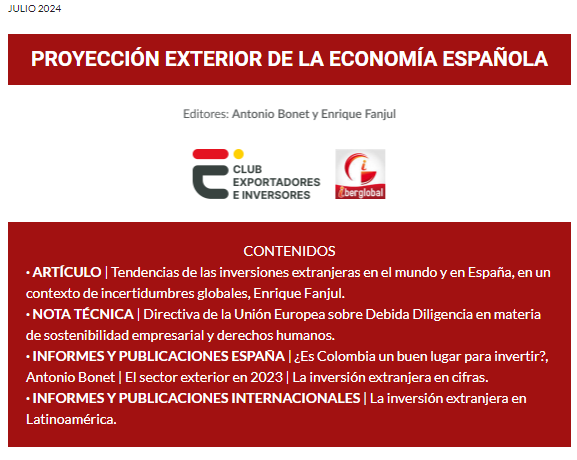 📢Ya está disponible el n.º de julio de la revista electrónica "𝐏𝐫𝐨𝐲𝐞𝐜𝐜𝐢𝐨́𝐧 𝐞𝐱𝐭𝐞𝐫𝐢𝐨𝐫 𝐝𝐞 𝐥𝐚 𝐞𝐜𝐨𝐧𝐨𝐦𝐢́𝐚 𝐞𝐬𝐩𝐚𝐧̃𝐨𝐥𝐚" #ClubExportadores e <a href="/Iberglobal/">Iberglobal</a>:

📑clubexportadores.org/newsletter-pro…

👉¿Te gustaría recibirla mensualmente? bit.ly/3DAtj6M