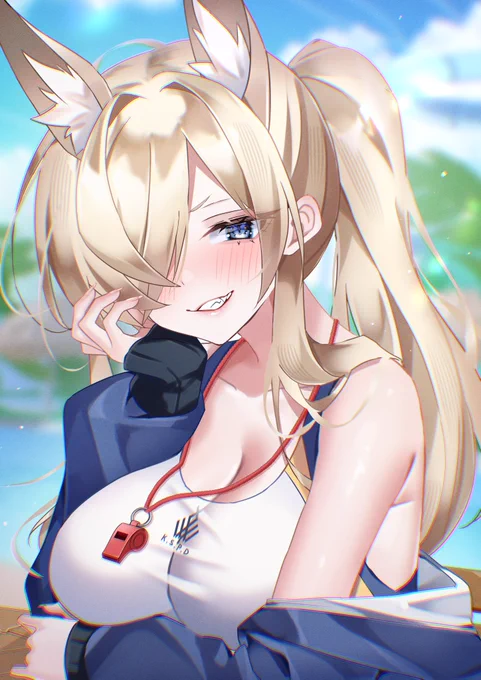 顔がこわいと気にしてるカンナだが私に向ける笑顔はかわいい件について#ブルアカ #BlueArchive 