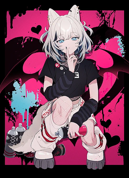 KMNZ TINA(#kmnztina_)さんの「ラヴィ」coverにてイラストを担当させていただきました色っぽかっこかわいくて最高です 