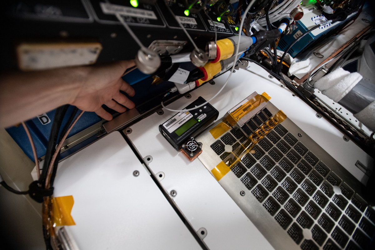 NASAScience_'s tweet photo. Thousands of microbial species live on @Space_Station, creating its own unique microbiome. With an increase in people working on station, understanding what microbial communities live on station is necessary to support human health. https://t.co/iprjgJTzCp https://t.co/IhOlxvtgus
