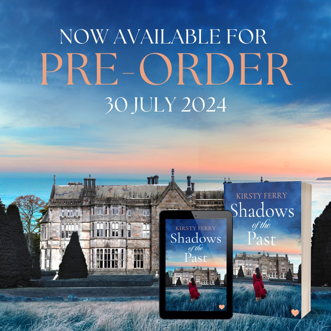 kirsty_ferry's tweet photo. Another beautiful repackaging of a Pencradoc book. Book three,  Shadows of the Past, is due out on 30th July. I'm loving the new titles and 'outfits' of the Cornish Secrets books! (previously published as Holly's Christmas Secret. ) @JoffeBooks @ChocLituk https://t.co/BdYz7fIBuu https://t.co/D7DL0ALlTW