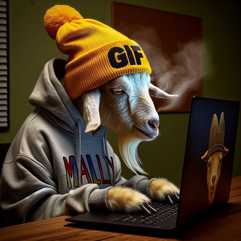Goat recognize goat! 

A shoutout to the $GIF brain - <a href="/TheMainMalice/">Mally Blizzard Wizard+ Slayer of Fortnite Children</a> aka Mally the dev. A real 🐐 in the background doing what goats do on <a href="/base/">Base</a>, we build!