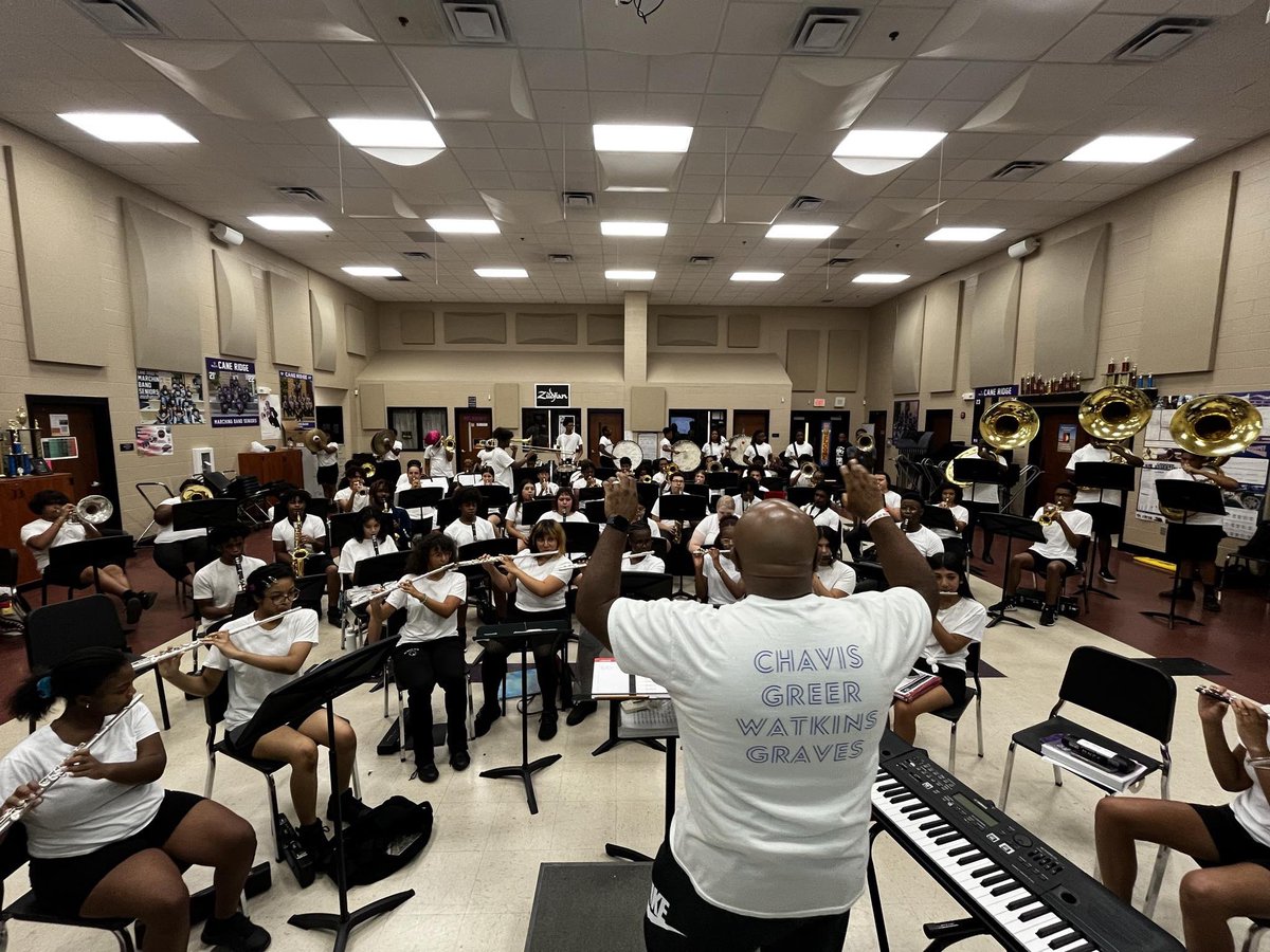 RhythmicRavens's tweet photo. Cane Ridge Band Camp Days 1-3. Bandroom and Outdoor Chronicles. You still have a chance to join the band and be apart of history come TODAY (Thursday, 7/18/24) at 5:30 pm. https://t.co/mrhmawxekk