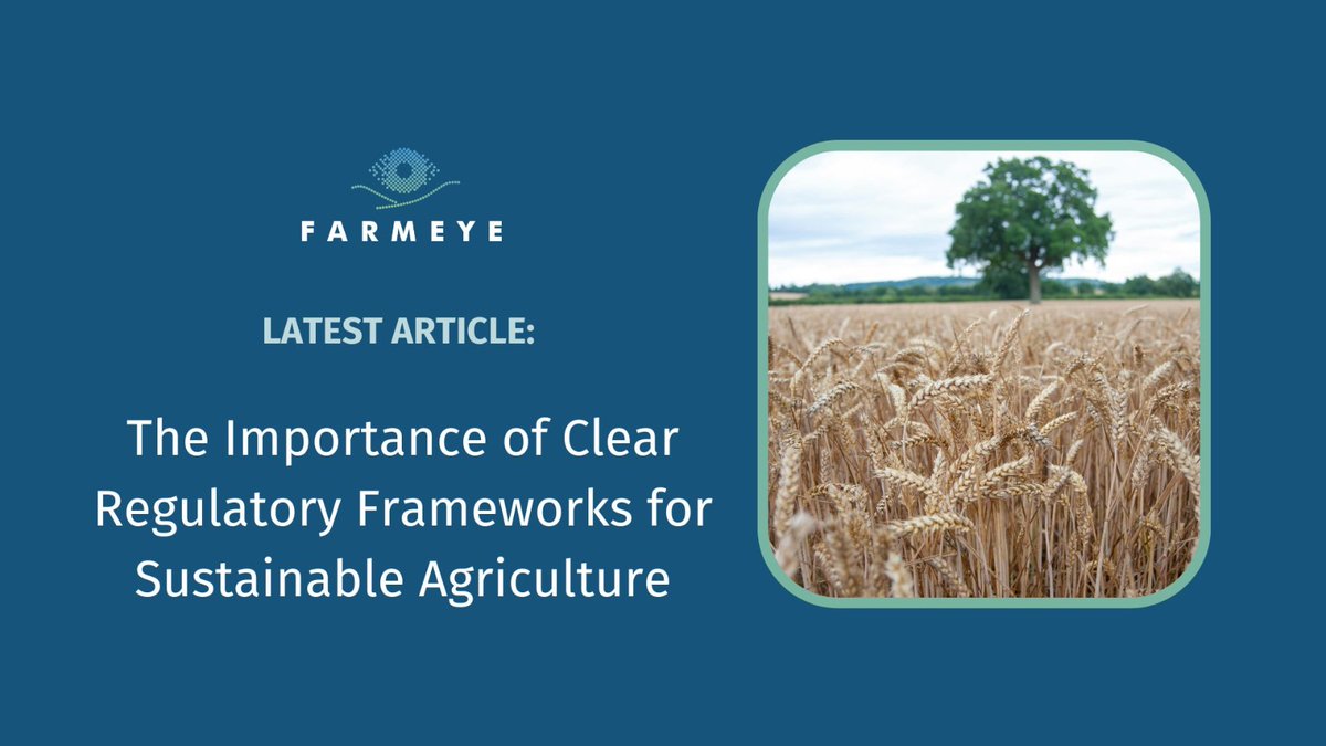 SenusTech's tweet image. Facing climate challenges in agriculture? 

Clear regulatory frameworks and advanced tech like FARMEYE’s MRV platform can drive sustainable practices and innovation. 

Learn more: bit.ly/3LvMphi

#SustainableAgriculture #ClimateAction #RegulatoryFramework #AgriBlog