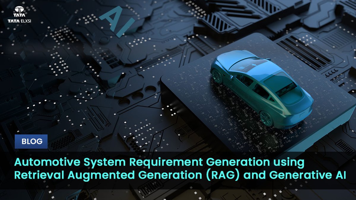 tataelxsi's tweet photo. Dive into the world of automotive with Tata Elxsi's latest blog post! 
Check it out here: https://t.co/OqCoqbF8VR 

#TataElxsi #Innovation #AI #TechnologyBlog #GenAI #RAG #Automotive #Technology #ADAS #SDV #Softwaredefinedvehicles https://t.co/lbyEvKbywY