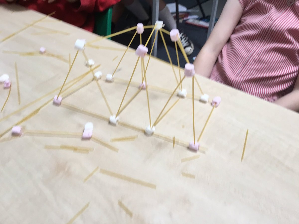 CuddingtonPri's tweet photo. Tawny Owls made structures and bridges as part of a stem activity. They showed collaboration and perseverance! #cuddingtonscience https://t.co/t4pOXuk0fv