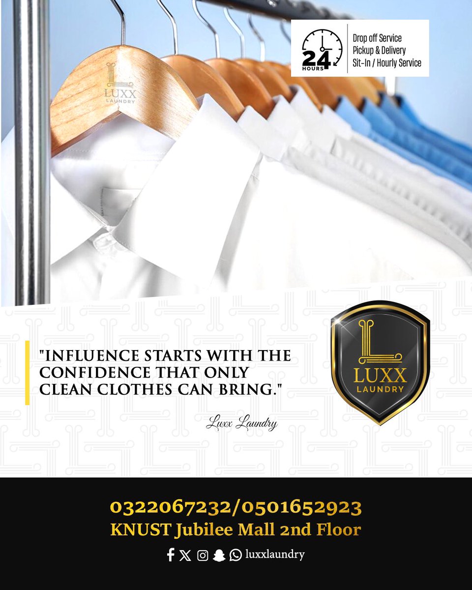 LuxxLaundry's tweet photo. Life is easier with us, imagine the world without doing laundry ยกthat's what we offer You!
Call @luxxlaundry
032-206-7232/0501652923
#Luxxlaundry
#AbsoluteQualityEverytime #DoingLaundryTheRightWay https://t.co/tG5ahKboCZ