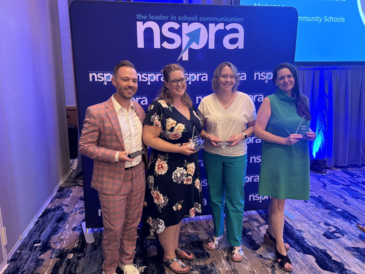 ￼
Congrats to Krista Lee Stockman a NSPRA Front-Runner Honoree!
Identified by NSPRA Exec Board as emerging leaders who are doing outstanding work for their schools, their chapters and for NSPRA. The distinction recognizes 4 members, each from a different NSPRA regions.#NSPRA2024
