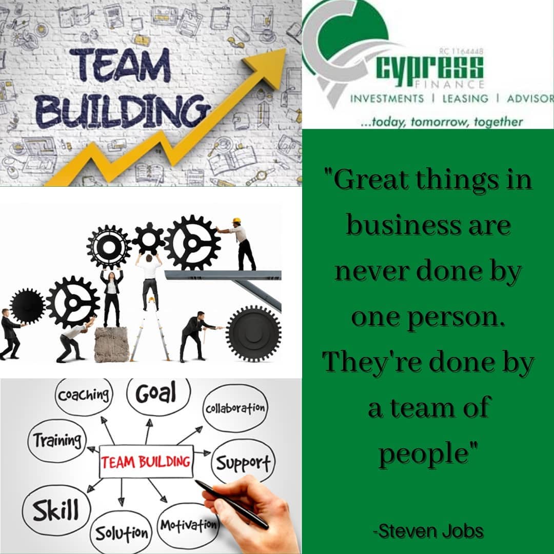 CYPRESSLEASING's tweet photo. Here at Cypress Finance, great things are achieved in business through TEAM WORK.

Contact us: 01-460391, 08077722498
Email: info@cypress-finance.com

#cypressleasing #cypressfinance #cypressrealestate #leasing #leasingcompany https://t.co/eK2QOej9Tt