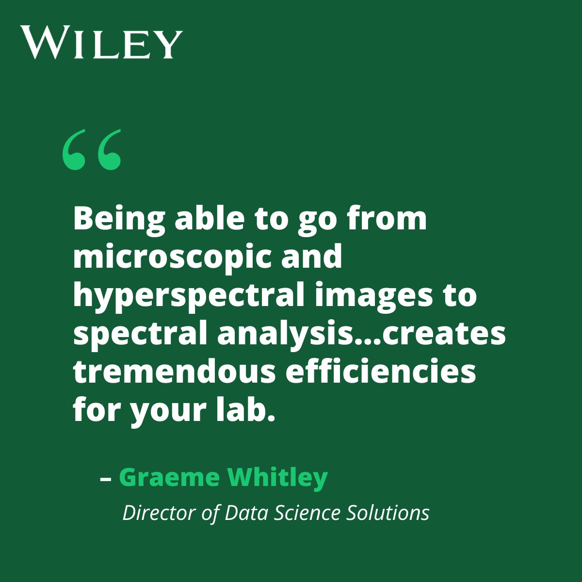 WileyAnalytical's tweet photo. Wiley announced the release of Wiley Surface-to-Spectral Analysis, a complete correlation & spectroscopy analysis software solution for microscopy.
Find out more: https://t.co/rnB1fdovE2
#Spectroscopy #Microscopy #SurfaceToSpectral #AnalysisSoftware https://t.co/clWLFCZfK6