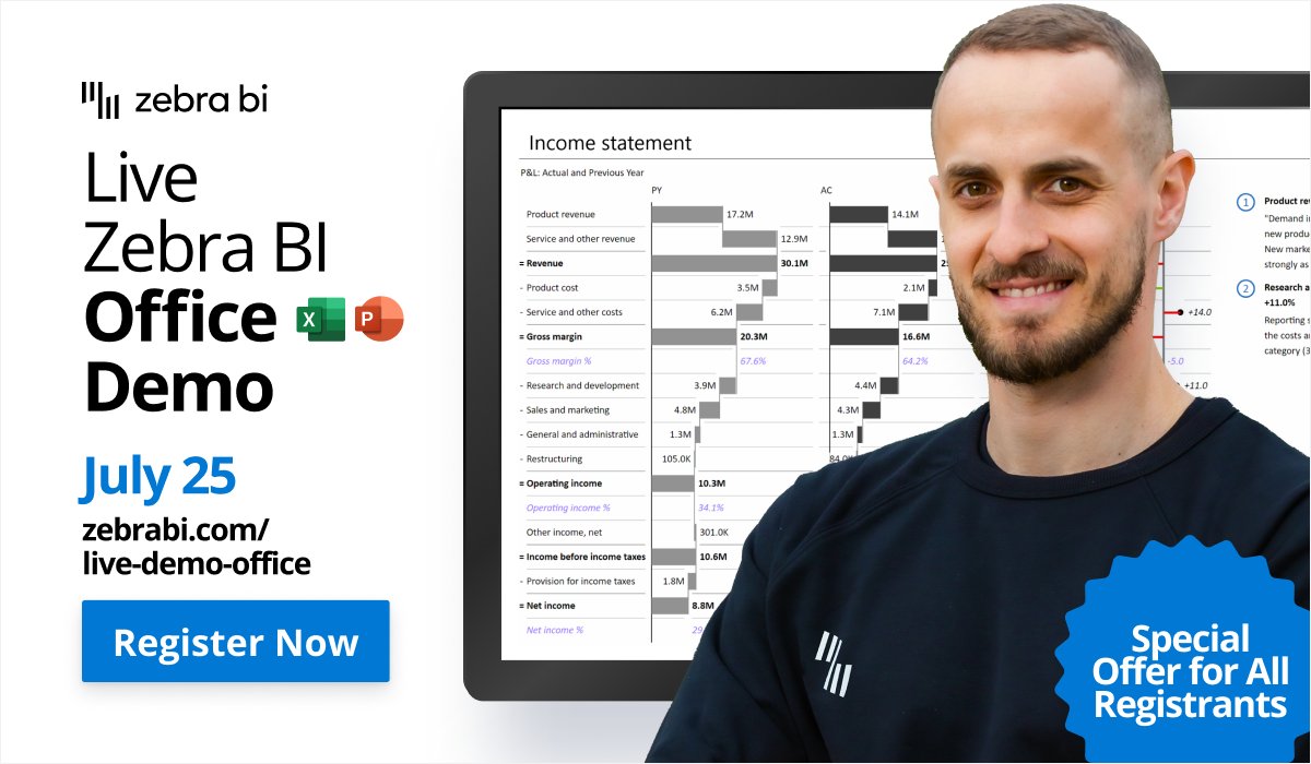 [SPECIAL OFFER] Want to learn how to turn your #Excel sheets &amp; #PowerPoint slides into powerful data stories?

👉 Register NOW: bit.ly/3xVzSR1