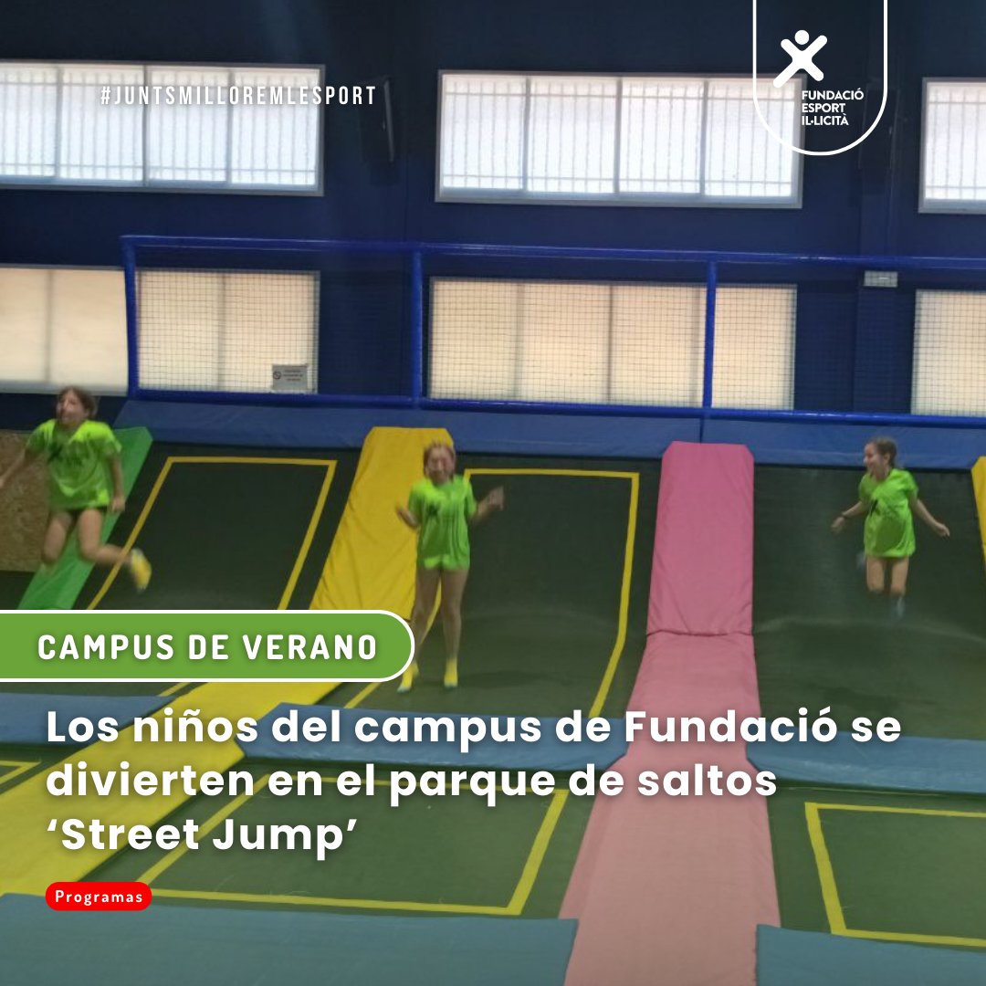 🛝 Esta semana, los niños del campus deportivo pudieron disfrutar de una excursión opcional al 'Street Jump'.

Pasaron un día lleno de mucha actividad y diversión explorando toboganes, zona de obstáculos, mini campo de futbol, piscinas de bolas, entre otras muchas opciones.