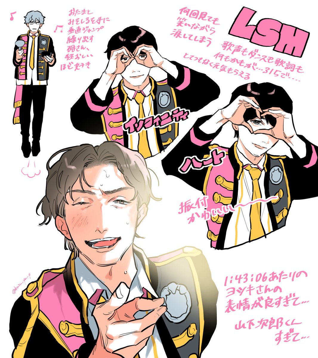 haru_ya_p's tweet photo. LSM、だいすき…………の絵です
#SideM9th_day2 https://t.co/f6PZAzJrJo