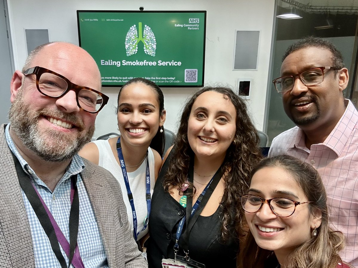 Great to catch part of the official launch event today for <a href="/EalingCouncil/">Ealing Council</a> <a href="/EalingPartners/">Ealing Community Partners</a> <a href="/westlondonnhs/">West London NHS Trust</a> #SmokeFree 🚭 service. Universal free advice and support, including nicotine replacement, available by self referral westlondon.nhs.uk/our-services/a…