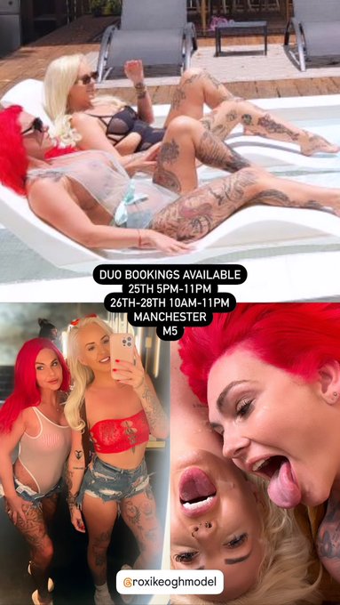 Manchester tour guys ❤️&zwj;🔥💋  25-28th July   DM and book now to save disappointment   @GigiPatsyXXX @RomanovElizabet<a href="/tag/cfcmatchday"class="tags"><span>#cfcmatchday</span></a>