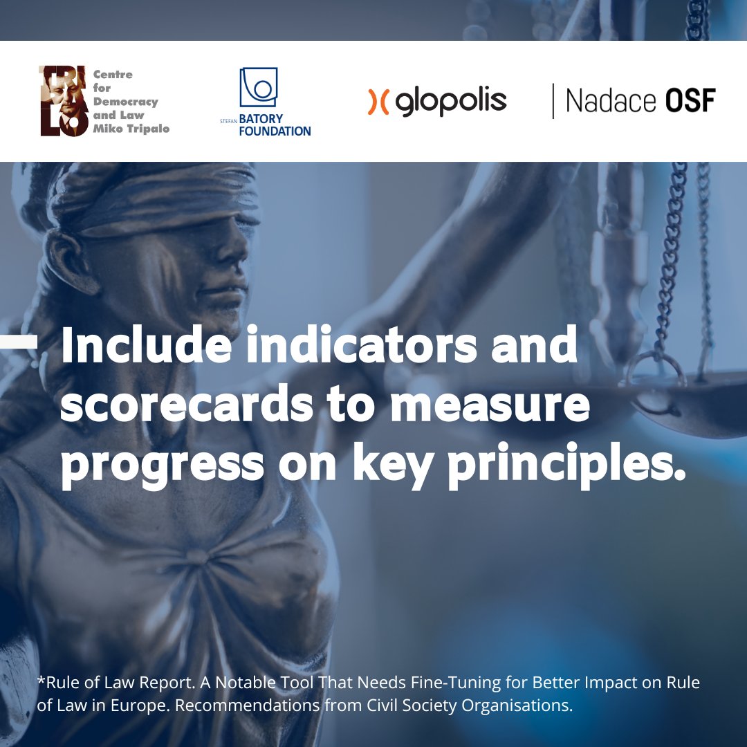 BatoryFundacja's tweet photo. Include indicators and scorecards to measure progress on key principles. #RuleOfLawReport

🔗 https://t.co/5iH4HYN7ns https://t.co/JULbBA9Oce