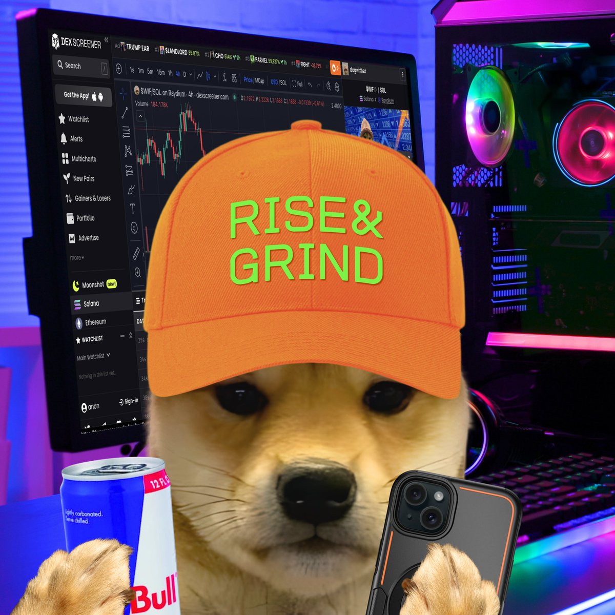 Grind now, shine later.  

$WIF