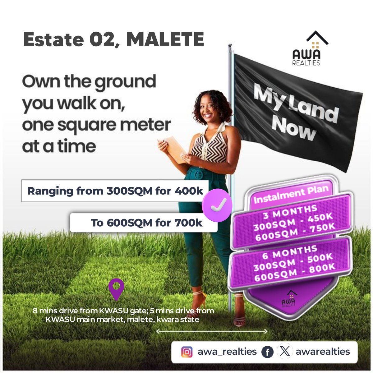 AwaRealties's tweet photo. “Owning a home is a keystone of wealth…both financial affluence and emotional security.” 
Suze Orman

What is stopping you from investing, we would like to know. 

#kwarailorinrealestate #malete #realestate #Land https://t.co/aRuzno22DJ