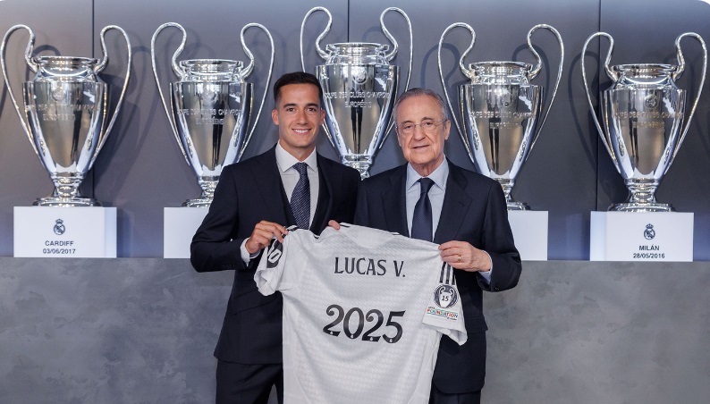 InformaRMD's tweet photo. 🚨 El #RealMadrid y @Lucasvazquez91 han acordado la ampliación del contrato por lo que el jugador queda vinculado al club hasta el 30 de junio de 2025.

Felicidades, #Cafucas!!!!!!!

#HalaMadrid #Madridistas #LucasVázquez2025 https://t.co/EzHJqYXzJ6