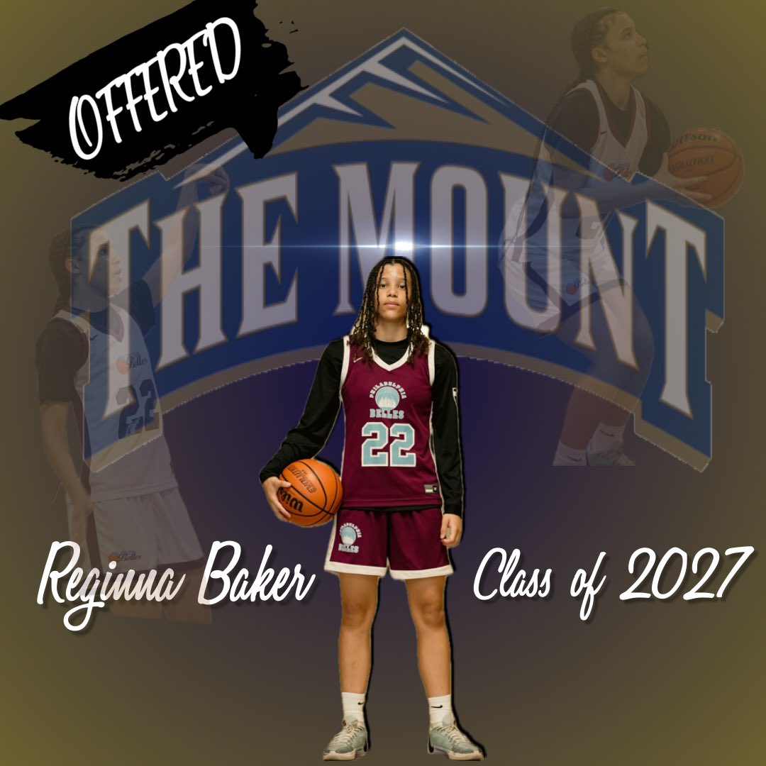Congrats to Sophomore Reginna Baker on her offer to Mount St. Mary’s‼️🔔🔔🔔🔔