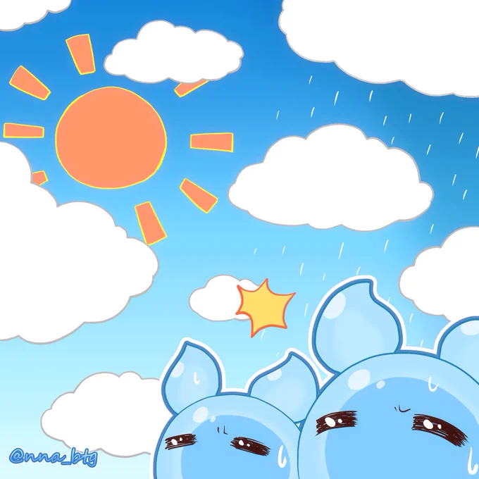 梅雨明けの気配!?#バトガ #バトルガールハイスクール#イロウス 