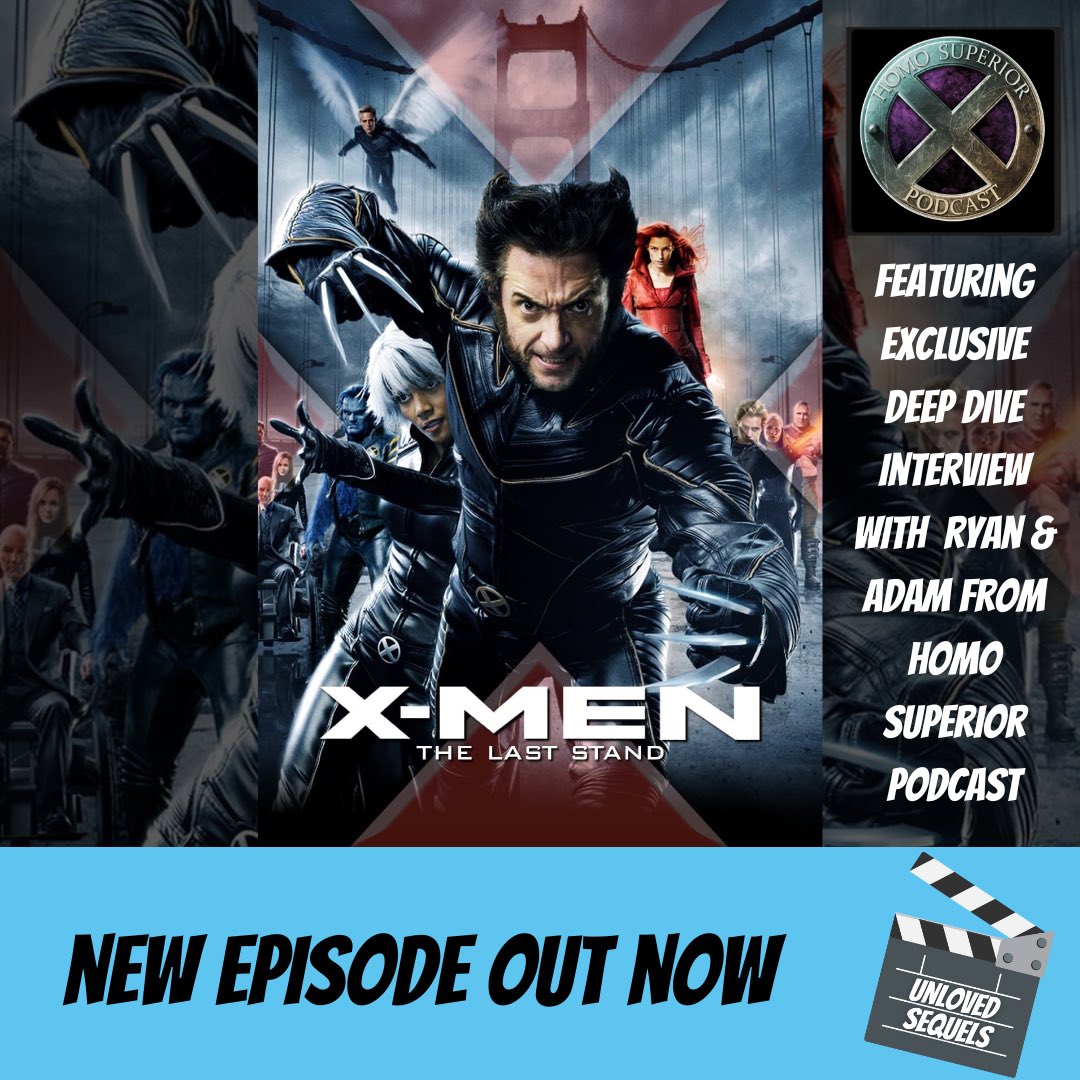 Unloved Sequels (@unlovedsequels) on Twitter photo In this episode Michael & Claire are back from the dead, but with a malevolent alter-ego Featuring an exclusive deep-dive interview with X-Men x-perts Ryan and Adam from <a href="/HomoSuperiorX/">Homo Superior Podcast</a> Whose side will you be on? It's ๐ซ-๐ ๐ฒ๐ป: ๐ง๐ต๐ฒ ๐๐ฎ๐๐ ๐ฆ๐๐ฎ๐ป๐ฑ! ๐ง link in bio In this episode Michael & Claire are back from the dead, but with a malevolent alter-ego Featuring an exclusive deep-dive interview with X-Men x-perts Ryan and Adam from <a href="/HomoSuperiorX/">Homo Superior Podcast</a> Whose side will you be on? It's ๐ซ-๐ ๐ฒ๐ป: ๐ง๐ต๐ฒ ๐๐ฎ๐๐ ๐ฆ๐๐ฎ๐ป๐ฑ! ๐ง link in bio