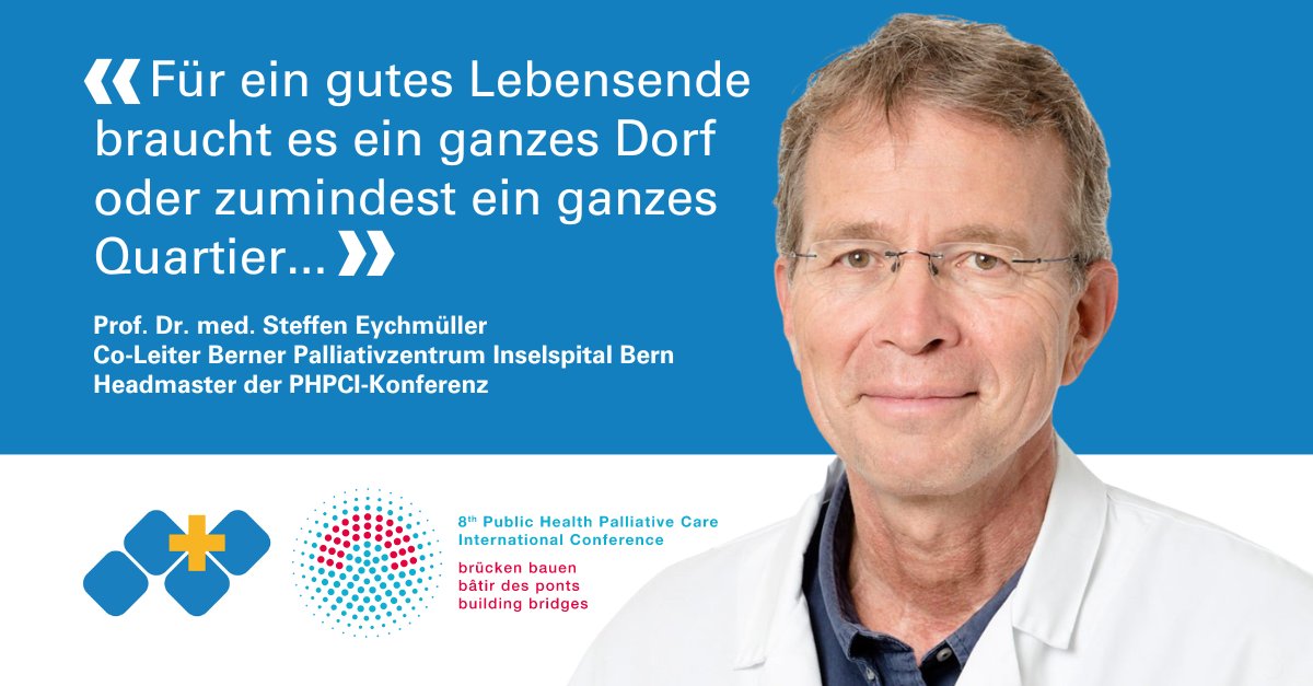 palliativech's tweet photo. Am 22.–25. Oktober 2024 findet in der Stadt #Bern die 8. #PublicHealth #palliativecare International Konferenz #PHPCI unter dem Motto «Brücken bauen» statt.
📷 Interview mit Steffen Eychmüller:
https://t.co/JSpPzdfrDW https://t.co/sHY7DQtPmb