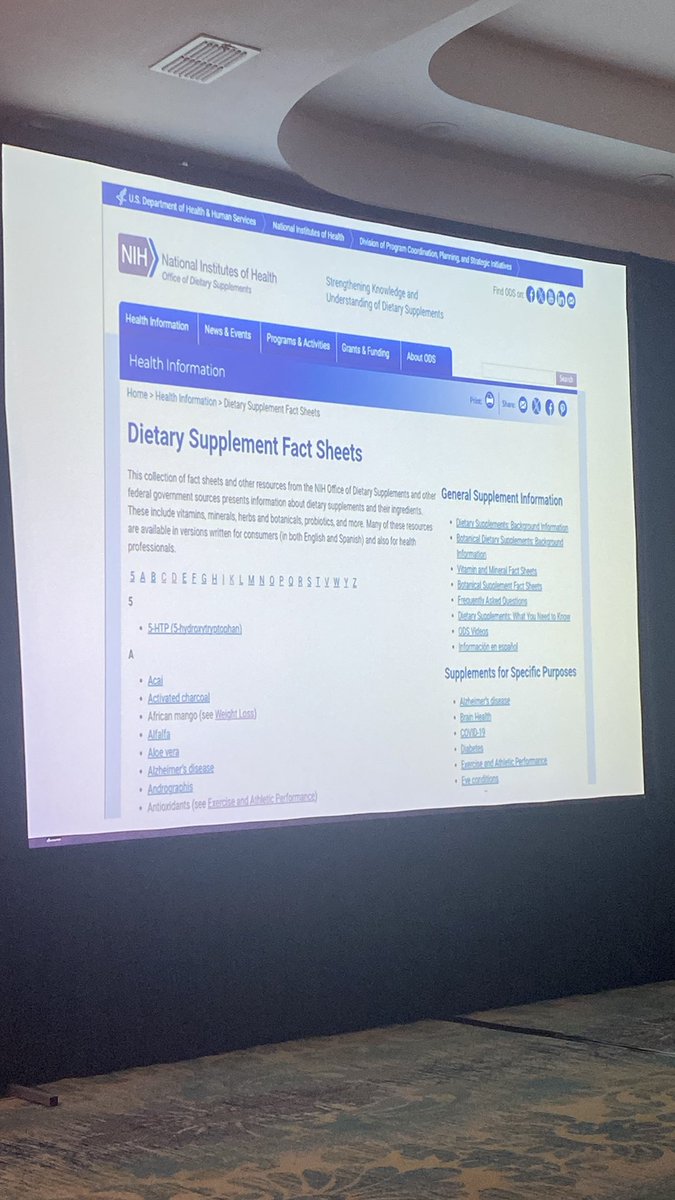 Great resource for vitamins and supplements.  Dr. Stratton. #BSWIMRPadre2024 #BSWHTemple_IMED