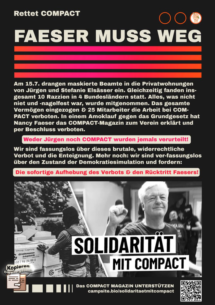 achseostwest's tweet image. Diese Grafik ist nicht nur gut geeignet um Geschichtsfälschung vorzubeugen, sondern auch um Zeitzeugen wachzurütteln: das System neigt sich seinem Ende zu und schlägt vor dem Untergang nochmal panisch um sich!
#Compactverbot #solimitcompact