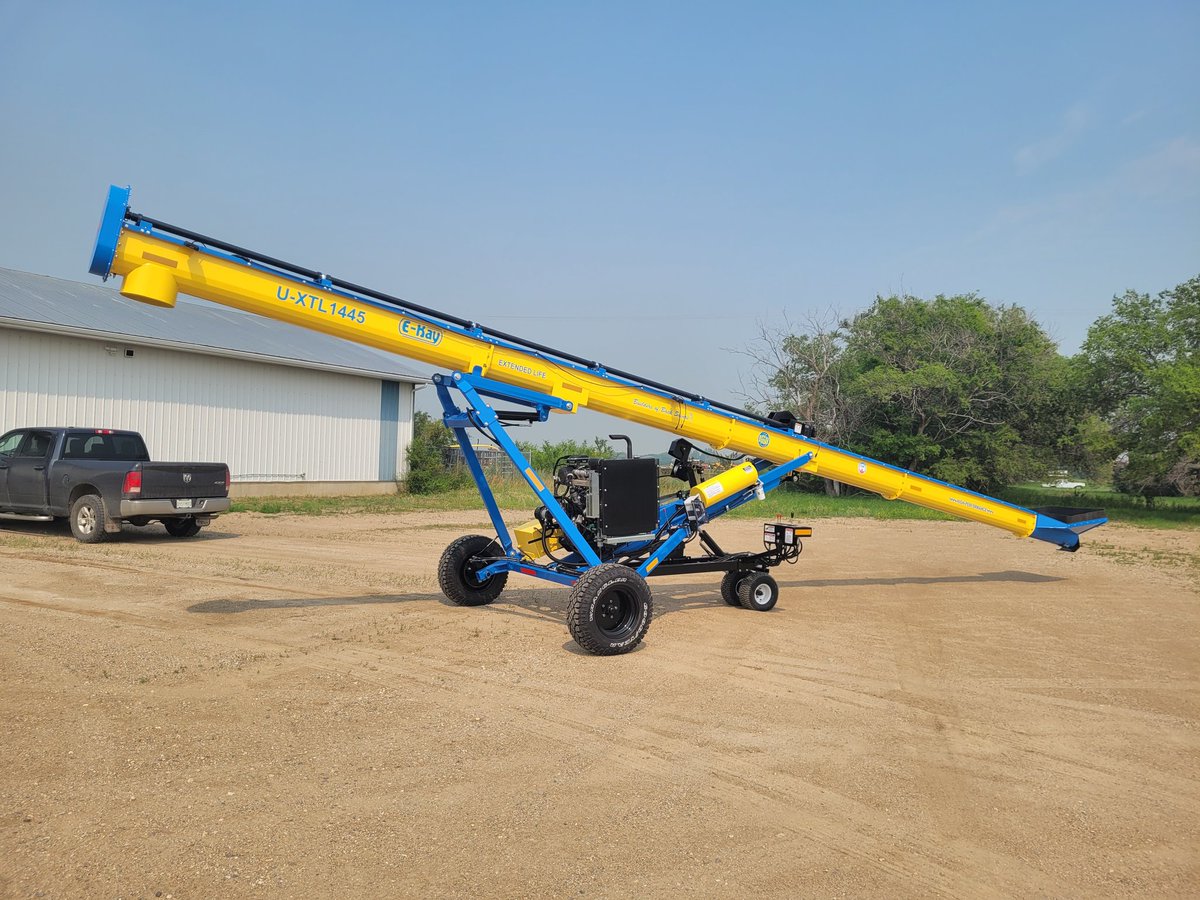 See it first at  #AginMotion 
Saskatchewans Largest Heavy Duty  U-Trough Auger 14 x 45 matched with a Kohler 56 hp Diesel Performance Engine, 
#theBiggarAuger #UXTL 
1 306 948 2544