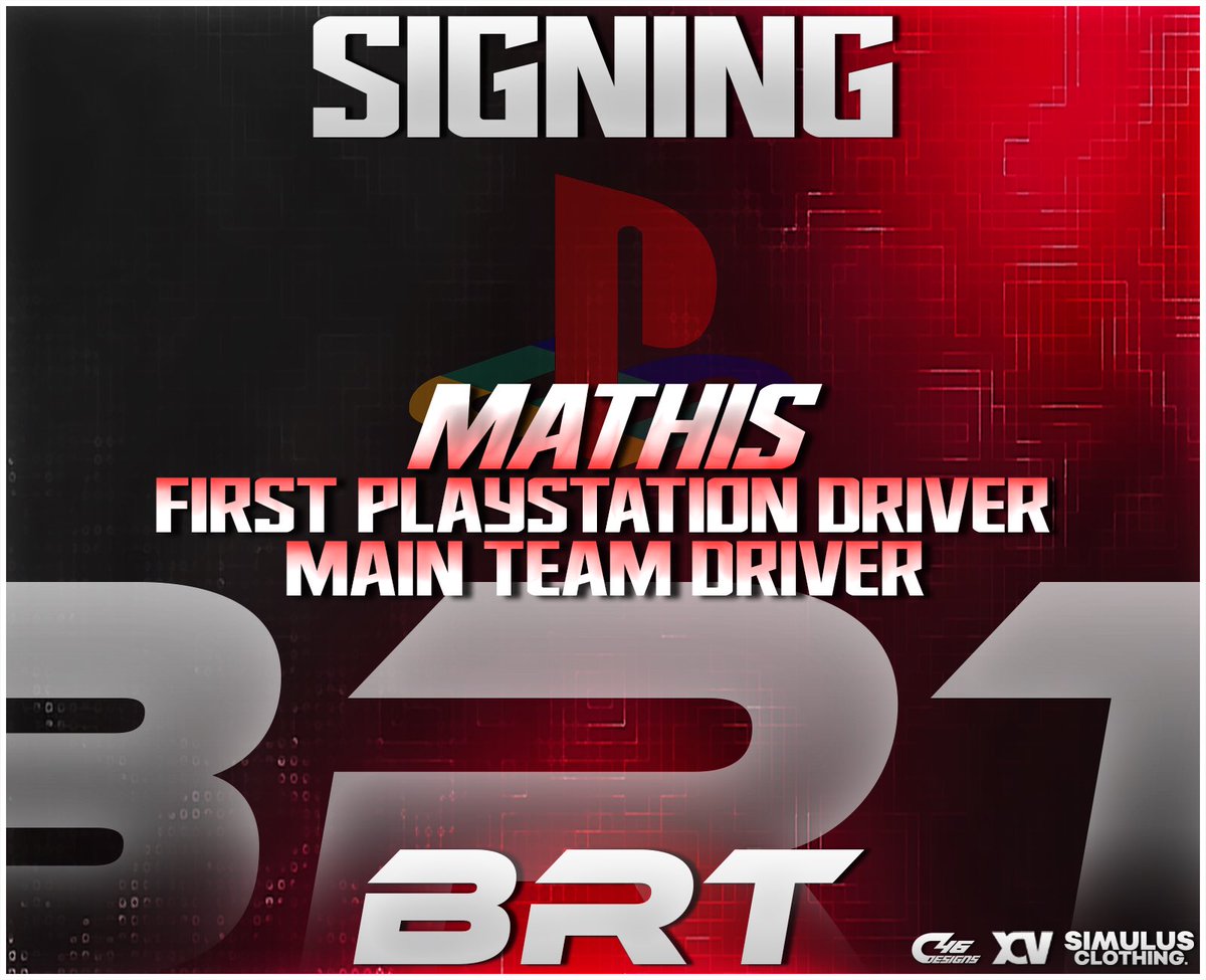 BungaBungaF1's tweet photo. SIGNING | @AMS_Mathis 

We are delighted to welcome another main team driver to our roster and it’s our first main team PlayStation driver! Mathis joins from AMS who has shown so much pace for ages and is showing even more on this game! 

#WelcomeMathis 
#WeAreBunga❤️ https://t.co/VsPbp8eXY0
