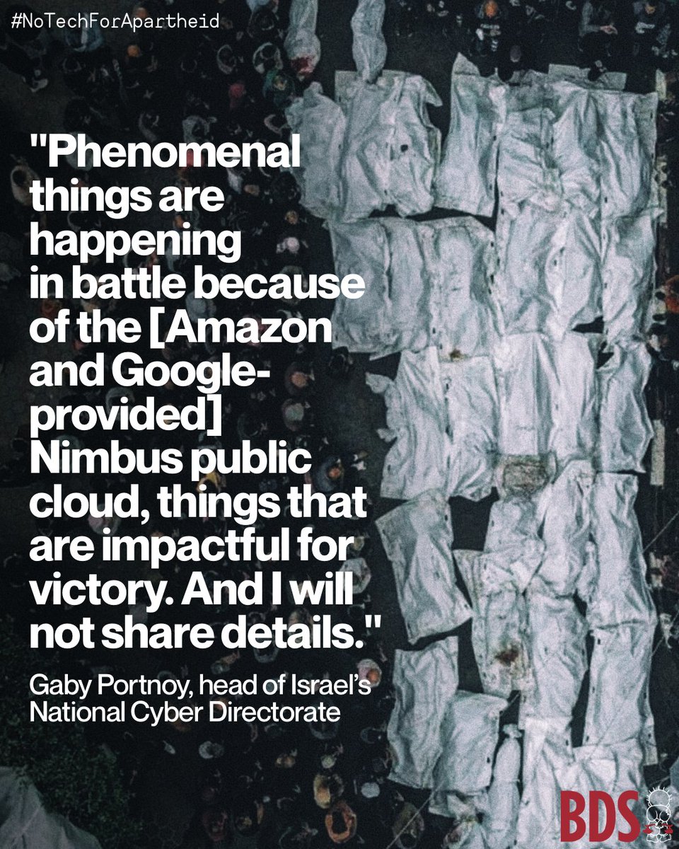 BDSmovement's tweet image. An investigation by @wired reveals the hidden ties between @Google and @Amazon’s #ProjectNimbus and Israel&apos;s genocidal military, proving once again that the companies are lying about their deep complicity in Israel&apos;s war crimes, crimes against humanity and genocide against…