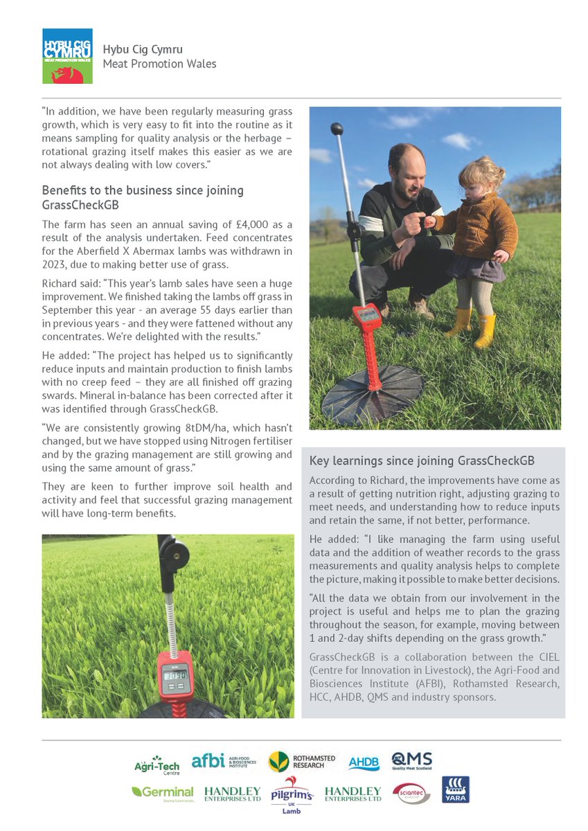 🌱📊 Exciting news! GrassCheckGB will feature a weekly farmer case study for the next 5 weeks, thanks to HCC and AHDB. First up this week: HCC farmer Richard Rees! 🌾👨‍🌾 <a href="/TheAHDB/">AHDB</a> <a href="/HybuCigCymru/">HCC</a> <a href="/qmscotland/">QMS</a> <a href="/UKAgriTech/">UK Agri-Tech Centre</a>