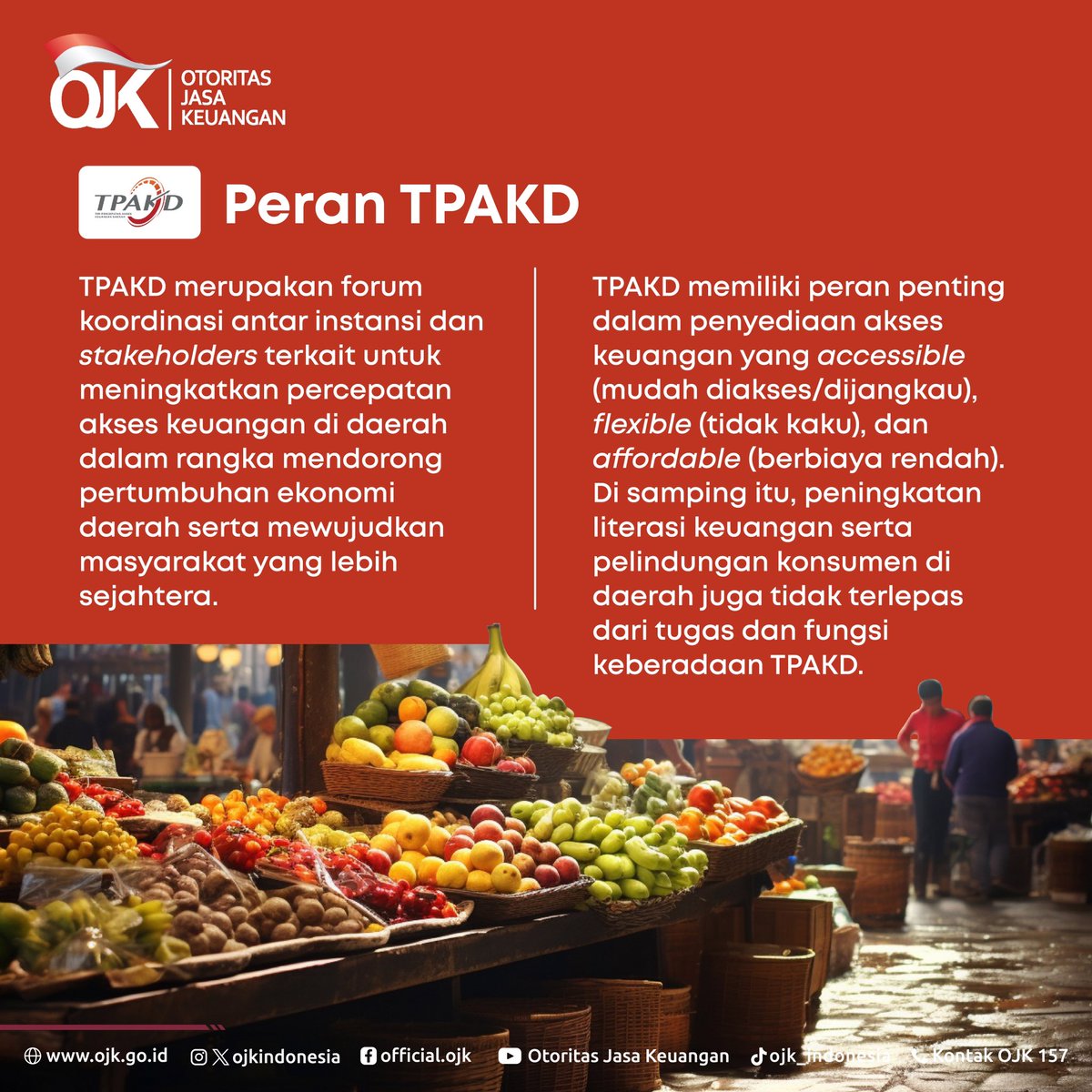 ojkindonesia's tweet photo. Pengukuhan TPAKD Provinsi Papua Barat Daya menjadikan jumlah TPAKD seluruh Indonesia menjadi sebanyak 528.
Seperti apa perkembangan TPAKD saat ini? Simak di postingan ini ππ»
#OJKIndonesia #Keuangan #TPAKD #AksesKeuangan #Proaktif #Kolaboratif https://t.co/moUdko5pb7