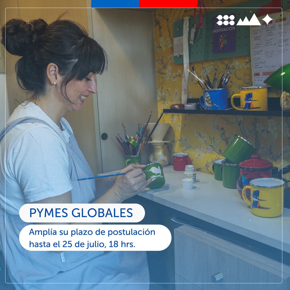 📌Para que puedas avanzar en la internacionalización de tu negocio, hemos extendido el plazo de postulación a #PymesGlobales hasta 🗓️el 25 de julio. 🌍🚀
☎ ️ Más información en Sercotec y descubre todos los fondos en el Portal Único de Fondos Concursables."