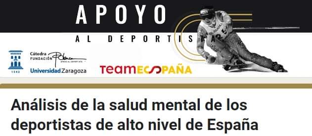 #FormaciónDeporteAragón 

Necesitamos la colaboración de deportistas calificados de Alto Nivel, por el Consejo Superior de Deportes, para conocer más sobre su salud mental,  

>> ACCESO AL CUESTIONARIO: docs.google.com/forms/d/e/1FAI…

Una mejor salud mental es un tema de todos