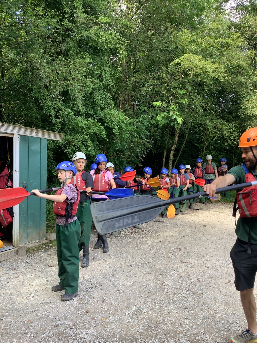 Wave team loved canoeing!