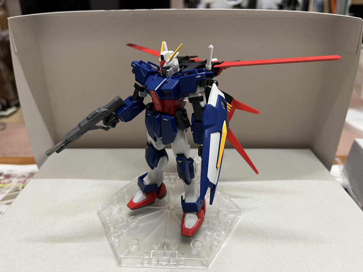 vf19sbluewing's tweet photo. SEED&SEEDDESTINYに於いて我が愛機「105DAGGER」に
#オプションパーツセットガンプラ01 「エールストライカー」装備
続きます
#105DAGGER
#ガンプラ好きとつながりたい
#ガンプラの画像を貼るとRTされると聞いて https://t.co/Fcj6H6Qasb