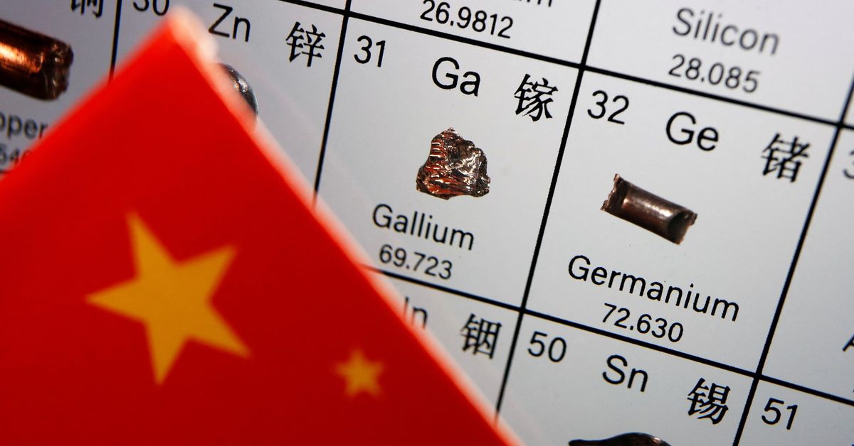 Reuters's tweet photo. Price of China's strategic germanium hits record high on possible state buying https://t.co/TPyK26iZLt https://t.co/o2bB6bM9zZ